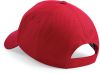 gorra ultimate de 5 paneles classic red vista4