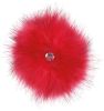 llavero pompón rojo vista4