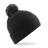gorro snowstar® negro/graphite grey vista2