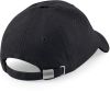 gorra de perfil bajo de algodón grueso peinado - seis paneles negro vista4