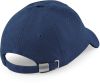 gorra de perfil bajo de algodón grueso peinado - seis paneles french navy vista4