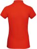 polo orgánico inspire mujer manga corta fire red vista3