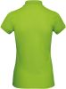 polo orgánico inspire mujer manga corta orchid green vista3