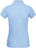 polo orgánico inspire mujer manga corta sky blue vista3