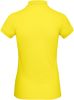 polo orgánico inspire mujer manga corta solar yellow vista3