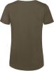 camiseta organic inspire mujer manga corta khaki vista2
