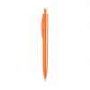 Bolígrafos básicos blacks naranja con logo vista 1