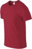 camiseta softstyle hombre manga corta antique cherry red vista3