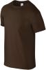 camiseta softstyle hombre manga corta dark chocolate vista3