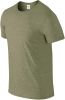 camiseta softstyle hombre manga corta heather military green vista3