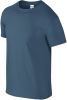 camiseta softstyle hombre manga corta indigo blue vista3