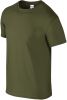 camiseta softstyle hombre manga corta military green vista3