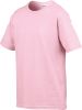 camiseta softstyle niños manga corta light pink vista3