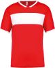 camiseta equipaciones niño manga corta rojo vista1