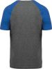 camiseta bicolor triblend de deporte manga corta adulto manga corta gris vista5
