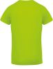 camiseta de deporte cuello de pico hombre manga corta lime vista3