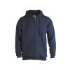 sudadera adulto capucha + cremallera keya swz280 azul-marino vista1