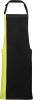 delantal bicolor negro/lime vista2