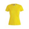 camiseta mujer color keya wcs180 amarillo vista1