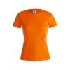 camiseta mujer color keya wcs180 naranja vista1