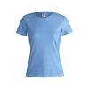 camiseta mujer color keya wcs180 azul claro vista1