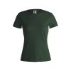 camiseta mujer color keya wcs180 verde-botella vista1