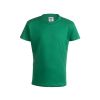 camiseta niño color keya yc150 verde vista3