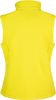 chaleco softshell printable mujer sin mangas yellow/negro vista2
