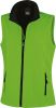chaleco softshell printable mujer sin mangas vivid green/negro vista1