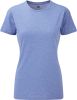 camiseta hd cuello redondo mujer manga corta blue marl vista1