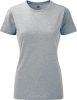 camiseta hd cuello redondo mujer manga corta silver marl vista1