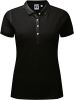 polo stretch mujer manga corta negro vista1