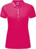 polo stretch mujer manga corta fuchsia vista1