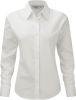 camisa oxford manga larga mujer manga larga blanco vista1