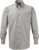 camisa oxford manga larga hombre manga larga silver vista1