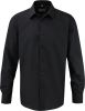 camisa clásica non-iron manga larga hombre manga larga negro vista1