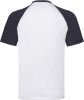 camiseta valueweight béisbol manga corta blanco/negro vista2
