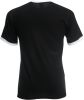 camiseta ringer valueweight manga corta negro/blanco vista2