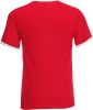 camiseta ringer valueweight manga corta red/blanco vista2