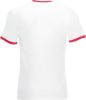 camiseta ringer valueweight manga corta blanco/red vista2