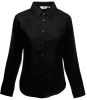 camisa oxford manga larga mujer (65-002-0) manga larga negro vista1
