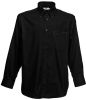 camisa oxford manga larga hombre (65-114-0) manga larga negro vista1