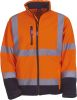 chaqueta softshell alta visibilidad manga larga hi vis orange/navy vista3