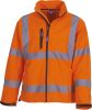 chaqueta softshell alta visibilidad manga larga hi vis orange vista3