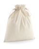 Regalos ecológicos westford mill bolsa orgánica con cordón ecológico vista 1