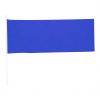 Animación eventos banderín portel de poliéster azul vista 1