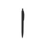 Bolígrafos personalizados wipper de caña de trigo ecológico negro con logo vista 1