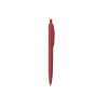 Bolígrafos personalizados wipper de caña de trigo ecológico rojo con logo vista 1