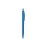 Bolígrafos personalizados wipper de caña de trigo ecológico azul con logo vista 1