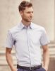 Camisas manga corta russell oxford manga corta hombre con logo vista 2